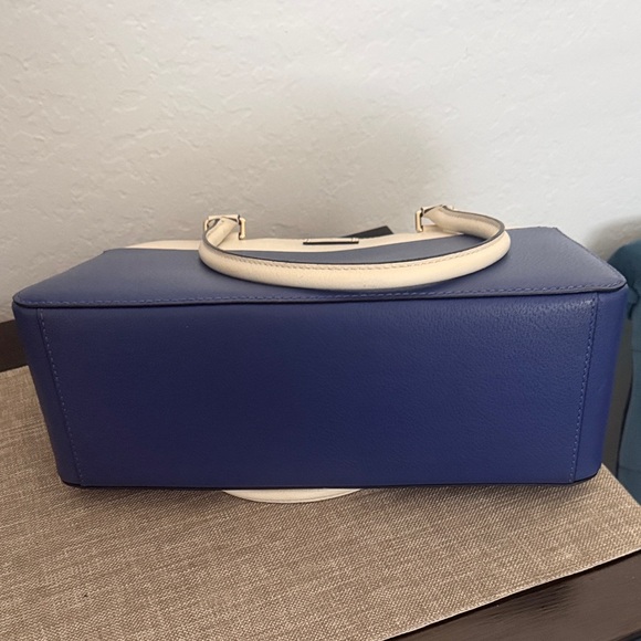 Kate Spade Navy and Cream Satchel - Picture 7 of 9